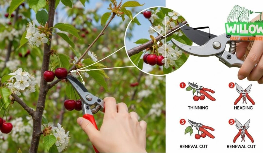 Pruning Fruiting Cherry Trees